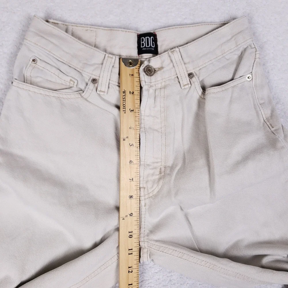 BDG High Wide High Rise Jeans‎ Womens 27 Tan Wide Leg Skate Boho Chic